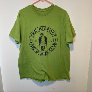 Big Foot T-Shirt‎ Green Mens